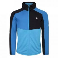 Kurtka męska softshell Dare 2B Assimilate Core Strech. Niebieskie kurtki męskie Dare 2b, m, bez wzorów, z softshellu, sportowe, bez kaptura. W wyprzedaży za 249.75 zł.