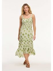 SHIWI Top "Ilona" w kolorze zielono-białym rozmiar: XL. Zielone topy damskie SHIWI, xl, bez wzorów, z bawełny, bez kołnierzyka. Za 96.60 zł.