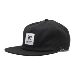 Czapka Trucker - Płaski daszek - Bawełna organiczna (Czarny). Czarne czapki męskie SURF MONKEY, bez wzorów, z bawełny. Za 139.95 zł.