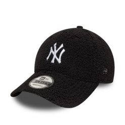 Czapka baseballowa 9Forty New York Yankees Winter Borg. Czarne czapki męskie New Era, bez wzorów, casualowe. Za 196.50 zł.