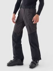 4F Spodnie narciarskie w kolorze antracytowym rozmiar: XL. Czarne spodnie materiałowe męskie 4f, bez wzorów. Za 200.60 zł.