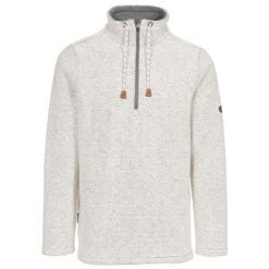 Bluza Męska Falmouthfloss. Białe bluzy z kapturem męskie Trespass, na zimę, m, z bawełny. Za 188.99 zł.