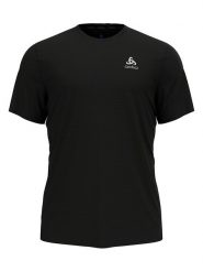 Odlo Koszulka "Essential" w kolorze czarnym do biegania rozmiar: S. Czarne t-shirty sportowe męskie Odlo, s, z materiału, bez ramiączek, do biegania. Za 114.17 zł.