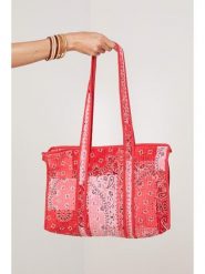 Lin Passion Shopper bag w kolorze różowym rozmiar: onesize. Różowe shopper bag damskie Lin Passion, bez wzorów, z bawełny, na ramię, bez dodatków. Za 165.99 zł.