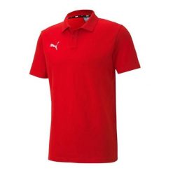 Koszulka Polo Męska TeamGoal 23. Czerwone koszulki polo męskie Puma, m, bez wzorów, bez ramiączek. Za 191.99 zł.