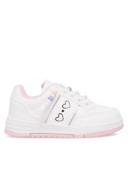 Nelli Blu Sneakersy K23310 Biały. Białe buty sportowe dziewczęce Nelli Blu, bez wzorów, z syntetyku, bez zapięcia. Za 119.99 zł.