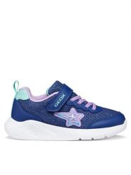 Geox Sneakersy J Sprintye Girl J55FWA 0AS54 C4300 M Granatowy. Niebieskie buty sportowe dziewczęce Geox, bez wzorów, z materiału, bez zapięcia. Za 179.99 zł.