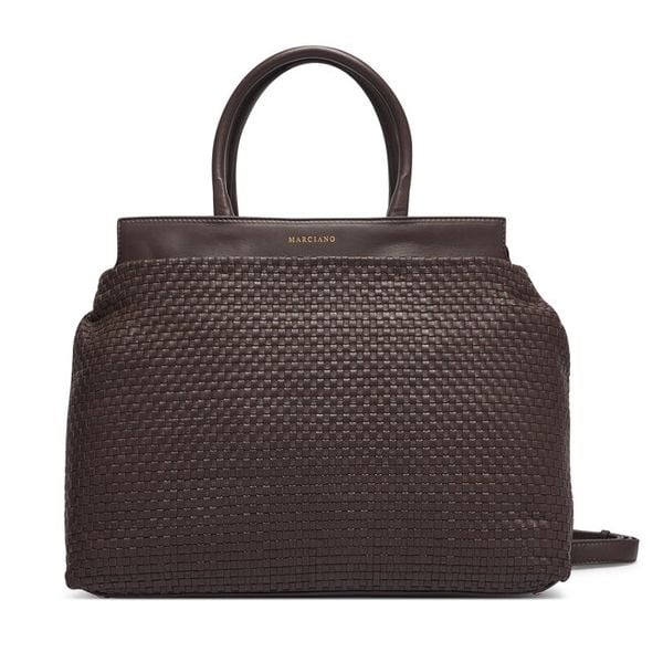 Torebka Marciano Guess. Brązowe torebki klasyczne damskie Marciano Guess, z aplikacjami, bez dodatków. Za 1,489.00 zł.