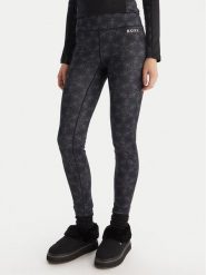 Roxy Bielizna termoaktywna dolna Daybreak Brushed ERJLW03056 Czarny Slim Fit. Czarna bielizna termoaktywna damska Roxy, s, bez wzorów, z syntetyku. Za 299.99 zł.