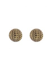Marc Jacobs Kolczyki The Monogram Stud 2S4JER001J53 Złoty. Żółte kolczyki damskie MARC JACOBS, metalowe. Za 269.99 zł.