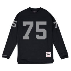 Bluza Los Angeles Raiders Howie Long. Czarne bluzy bez kaptura męskie Mitchell & Ness, m. Za 467.00 zł.