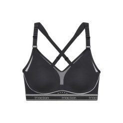 Biustonosz dla kobiet Triumph Triaction Cardio Breeze P. Czarne biustonosze Triumph, bez wzorów, z elastanu. Za 326.00 zł.