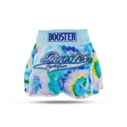 Damskie spodenki do boksu tajskiego Booster Fight Gear TBT Swirl 1. Niebieskie szorty damskie BOOSTER FIGHT GEAR, bez wzorów, z mikrofibry. Za 255.00 zł.