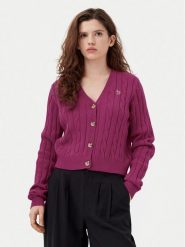 U.S. Polo Assn. Kardigan WUP1238 Różowy Regular Fit. Czerwone kardigany damskie U.S. Polo Assn., m, bez wzorów, z syntetyku. Za 219.99 zł.