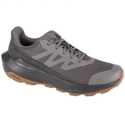 Buty trekkingowe męskie Salomon Elixir Tour. Szare buty trekkingowe męskie Salomon, z materiału, bez zapięcia, trekkingowe. Za 495.00 zł.