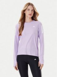 Adidas Koszulka techniczna Own The Run JW9670 Fioletowy Regular Fit. Fioletowe bluzki sportowe damskie Adidas, s, bez wzorów, z syntetyku, bez ramiączek. Za 179.99 zł.