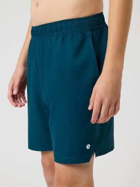 Bjorn_borg ACE RACQUET SHORTS z recyklingowanego poliestru – REFLECTING POND. Niebieskie szorty męskie Björn Borg, bez wzorów, z materiału, młodzieżowe. Za 247.00 zł.