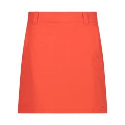 Damskie spódnico-spodenki 2 w 1 CMP. Brązowe szorty damskie CMP, bez wzorów, z materiału. Za 277.00 zł.