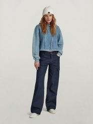 G-Star Dżinsy "Judee" - Comfort fit - w kolorze granatowym rozmiar: W24/L30. Niebieskie jeansy damskie G-Star, z podwyższonym stanem. Za 152.62 zł.