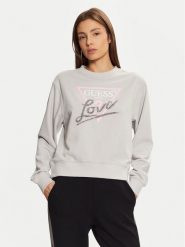 Guess Bluza W5RQ04 KB683 Szary Regular Fit. Szare bluzy bez kaptura damskie Guess, s, z bawełny. Za 219.99 zł.