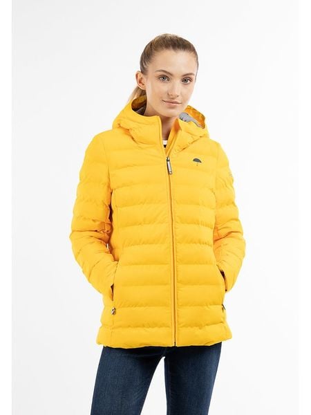 Schmuddelwedda Kurtka pikowana w kolorze żółtym rozmiar: M. Żółte kurtki damskie Schmuddelwedda, m, bez wzorów, bez kaptura. Za 388.16 zł.