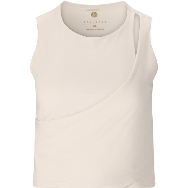 Damski tank top Athlecia Aisari. Brązowe topy damskie Athlecia, bez wzorów, bez ramiączek. Za 127.50 zł.