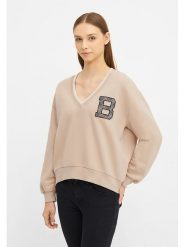 Bench Bluza "Solna" w kolorze beżowym rozmiar: 36. Brązowe bluzy bez kaptura damskie Bench. Za 88.43 zł.