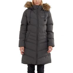 Płaszcz zimowy damski Fundango Puppis Padded. Szare płaszcze damskie Fundango, na zimę, s, bez wzorów, z poliesteru, sportowe. Za 590.00 zł.