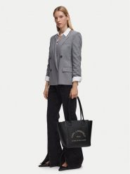 KARL LAGERFELD Torebka B3W30096 Czarny. Czarne torebki klasyczne damskie Karl Lagerfeld, bez wzorów, ze skóry, bez dodatków. Za 1,299.00 zł.