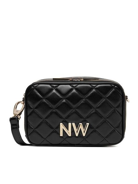 Nine West Torebka CEO-Greenwich-Glam-LX7669 Czarny. Czarne listonoszki damskie Nine West, bez wzorów, bez dodatków. Za 279.99 zł.