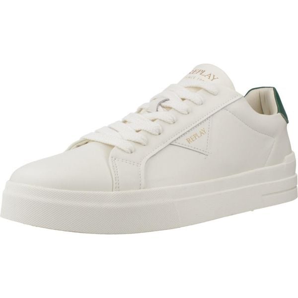 Buty REPLAY EVAN CLASS Biały. Białe buty trekkingowe męskie Replay, ze skóry, bez zapięcia, trekkingowe. Za 467.83 zł.