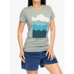 Koszulka damska Black Diamond Vista Tee - atmosphere XS. Szare bluzki sportowe damskie Black Diamond, xs, bez wzorów, bez ramiączek. Za 212.00 zł.