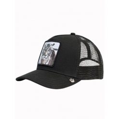Czapka Goorin Bros The White Tiger Trucker - czarna. Czarne czapki męskie Goorin Bros, bez wzorów. Za 158.00 zł.