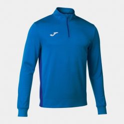 Bluza Joma Winner II. Niebieskie bluzy sportowe damskie Joma, xl, bez wzorów, bez ramiączek, bez kaptura. Za 71.25 zł.