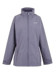 Regatta Kurtka przeciwdeszczowa "Daysha" w kolorze fioletowym rozmiar: 46. Różowe kurtki przeciwdeszczowe damskie Regatta, bez kaptura. Za 135.17 zł.