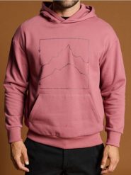 Bluza z kapturem - fioletowy. Fioletowe bluzy z kapturem męskie Sinsay, l. Za 69.99 zł.