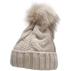 Czapka damska 4F. Brązowe czapki zimowe damskie 4f, z materiału. Za 52.99 zł.