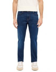 Męskie Spodnie Jeansowe Mustang Style Oregon Slim Denim Blue 1016318 5000 902. Niebieskie spodnie materiałowe męskie Mustang, bez wzorów, z denimu. Za 219.99 zł.