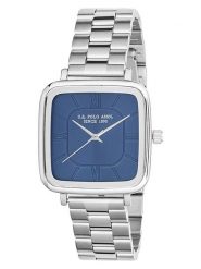 U.S. Polo Assn. Zegarek kwarcowy w kolorze srebrno-niebieskim rozmiar: onesize. Szare, analogowe zegarki męskie U.S. Polo Assn., metalowe. Za 239.99 zł.