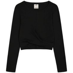 Crop Top Damski Z Okrągłym Dekoltem 117435 MS524. Brązowe topy damskie CHAMPION, s, bez wzorów, bez kołnierzyka. Za 200.99 zł.