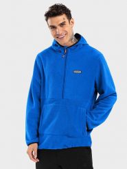 Siroko Bluza polarowa "Montreux" w kolorze niebieskim rozmiar: XXL. Niebieskie bluzy z kapturem męskie SIROKO, xxl, z polaru. Za 171.45 zł.