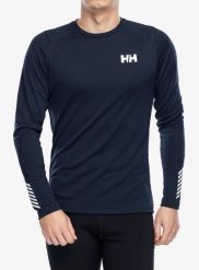 Bluza termoaktywna męska Helly Hansen LIFA Active Crew. Niebieskie bluzy bez kaptura męskie Helly Hansen, m, z materiału. Za 333.50 zł.
