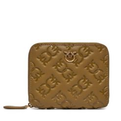 Portfel PINKO. Brązowe portfele damskie Pinko, bez wzorów. Za 539.99 zł.