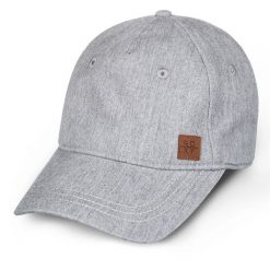 Czapka z daszkiem Roxy. Szare czapki z daszkiem damskie Roxy, bez wzorów. Za 99.99 zł.