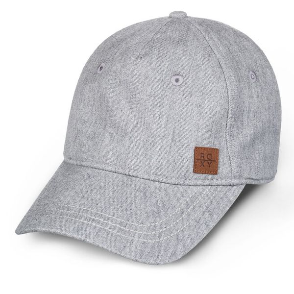 Czapka z daszkiem Roxy. Szare czapki z daszkiem damskie Roxy, bez wzorów. Za 99.99 zł.