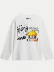 Original Marines Bluzka DFPV4002YM Biały Regular Fit. Białe t-shirty chłopięce Original Marines, bez wzorów, z bawełny, bez ramiączek. Za 59.99 zł.