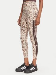 Adidas Legginsy Farm Rio Optime KR0231 Beżowy jasny Slim Fit. Brązowe legginsy damskie Adidas, m, bez wzorów, z syntetyku. Za 259.99 zł.