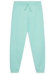 United Colors Of Benetton Spodnie dresowe 3J68CF02H Zielony Relaxed Fit. Zielone spodnie dziewczęce United Colors Of Benetton, z bawełny. Za 59.99 zł.