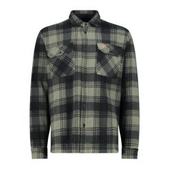 Koszula męska CMP 34S2707. Czarne koszule męskie CMP, m, bez wzorów, z polaru, bez kołnierzyka, bez ramiączek. Za 277.00 zł.