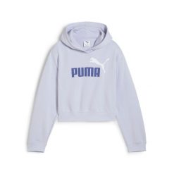 Dziewczęca bluza z kapturem Puma Essentials 2 color No. 1 Logo TR. Niebieskie bluzy z kapturem damskie Puma, m, z bawełny. Za 178.80 zł.